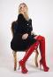 Preview: Kassiopeya Lack Plateau Overknee High Heels rot